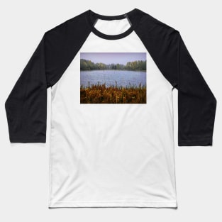 Fall colours on a misty morning. Baseball T-Shirt